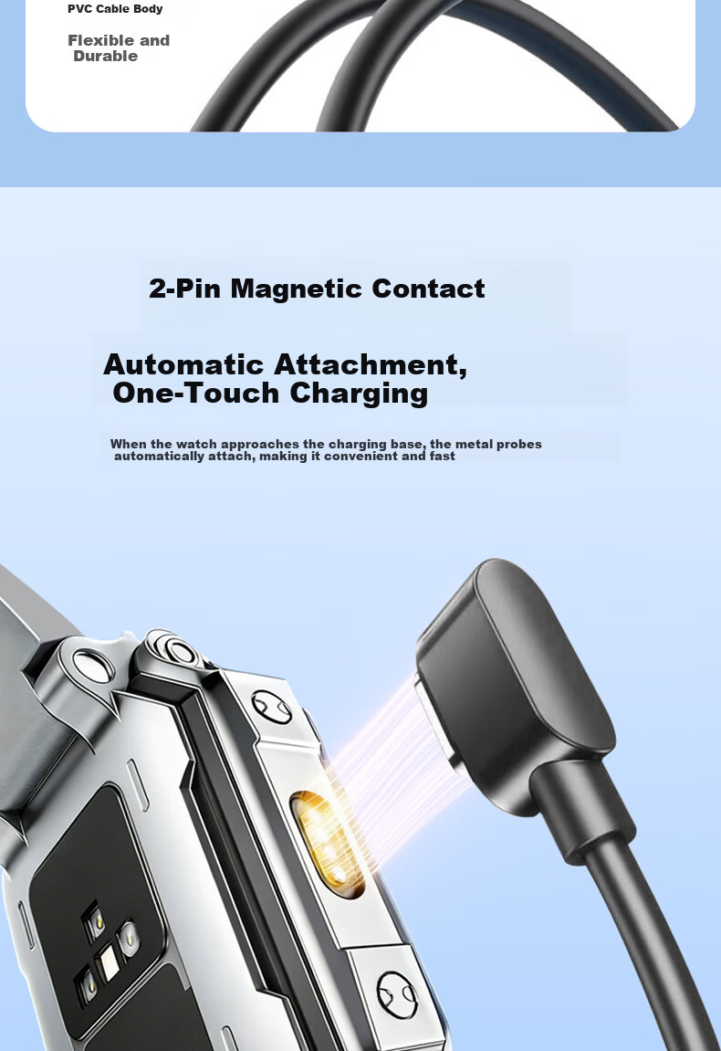 OKSJ Little Genius Charging Cable for Kids' Smartwatch Universal Charger for Z11/Z10/Z9 Youth Edition/Z8A/Z6P/Z7/Z7S/Z7A/Z6S Magnetic Fast Charging AUT0009G 3