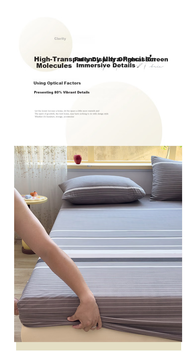 Grace 7A Antibacterial Breathable Mattress Protector Fitted Sheet Dormitory 90x200cm Freedom Wings 1
