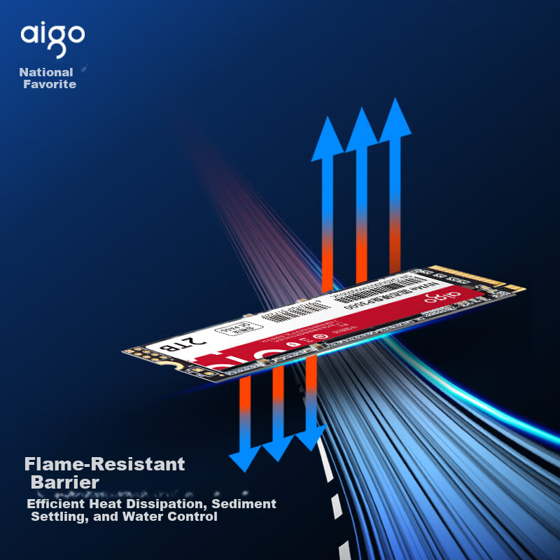 Aigo 256GB SSD Solid State Drive M.2 NVMe PCIe 3.0 TLC Desktop Laptop P3500 3500MB/s Read Speed