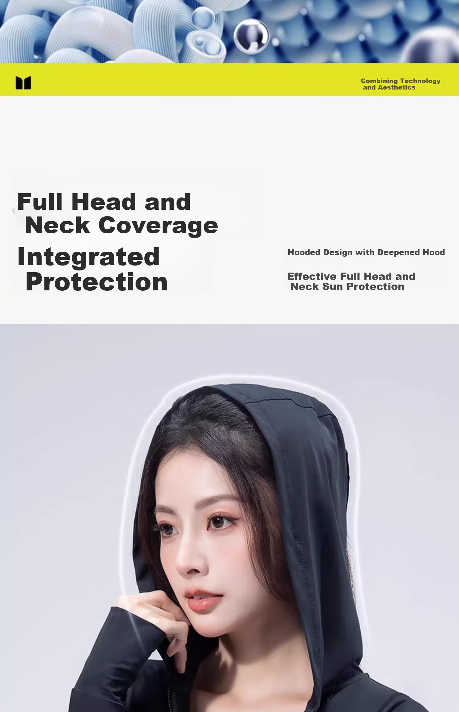 Moxun [Kunling Same Style] Slim Fit Hooded Ice Silk Sun Protection Jacket Ice Titanium Original Yarn Breathable Lightweight Sports Coat 19