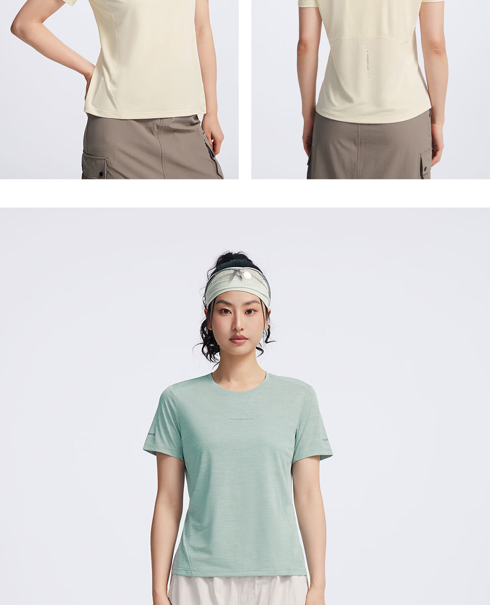 Toread Women's Lightweight Breathable Quick-Dry Stretch Loose Fit Short Sleeve Sports T-Shirt for Hiking Trail Running Summer 18