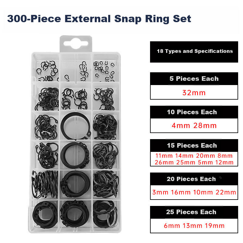 Kuanteng Circlip Pliers Set Internal and External Use Industrial Grade Medium Expansion Spring Snap Ring Removal Tool