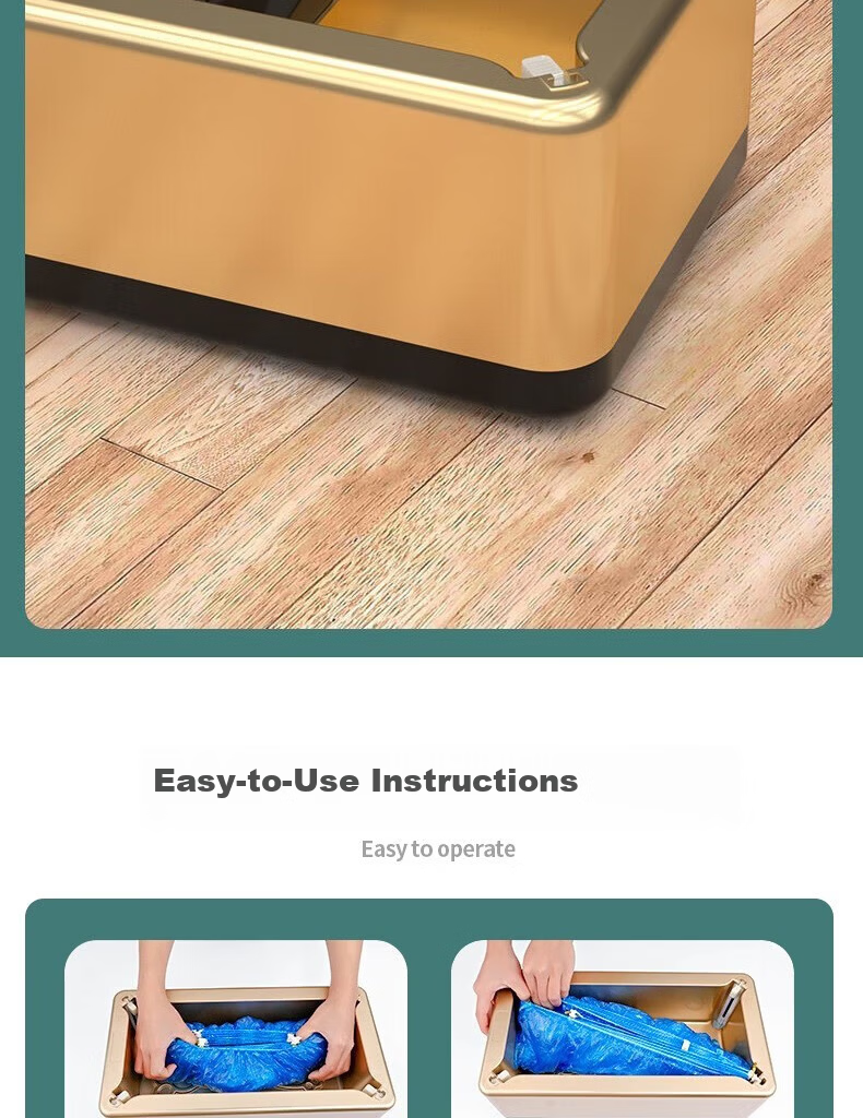 Sitoo Fully Automatic High-End Home Disposable Shoe Cover Machine Foot Covering Machine Office Shoe Film Machine with Shoe Covers Included 14