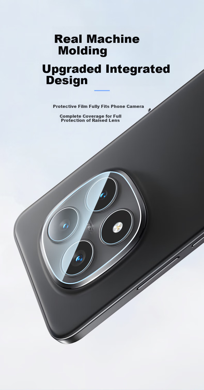 Langling [2 Pieces] Compatible with Redmi Note 15 Pro+ Lens Protector Full Coverage HD Scratch-Resistant Durable Camera Lens Film 3
