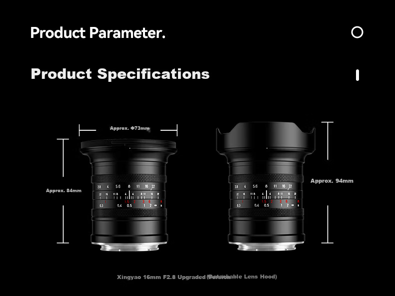 Brightin Star 16mm F2.8 Full-Frame Ultra Wide-Angle Landscape Architecture Astrophotography Mirrorless Lens for Sony E-Mount 3
