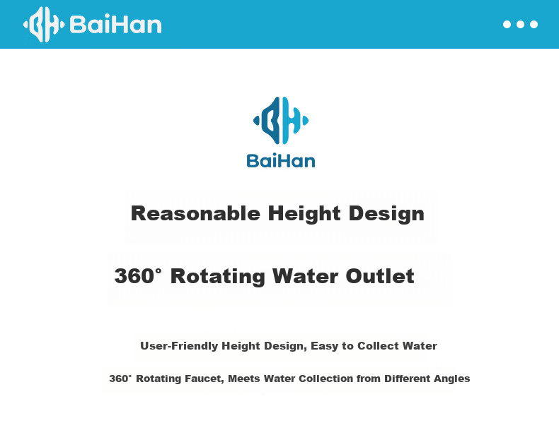 Baihan Kitchen Faucet Single Cold Household Sink Vegetable Washing Basin Faucet Stainless Steel Sink Faucet 4