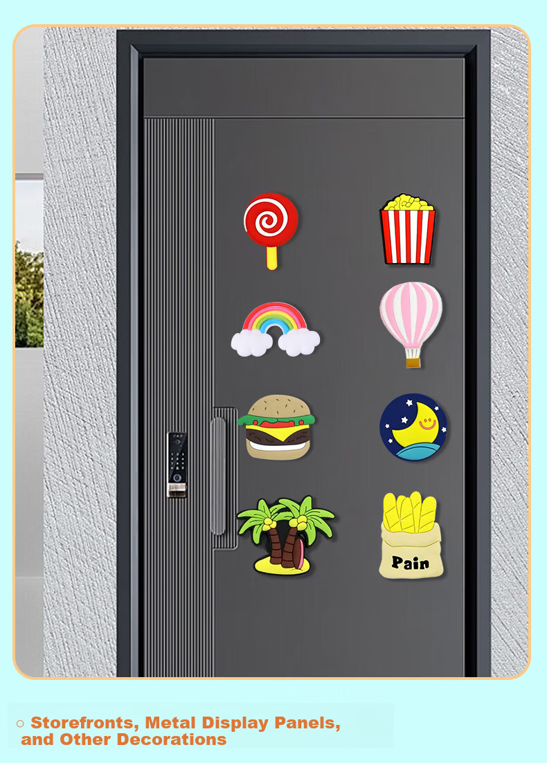 Befon Refrigerator Magnets, Magnetic Stickers, Creative Chinese Style Fridge Decals, Decorative Magnetic Pads, Pack of 10, 2899 8