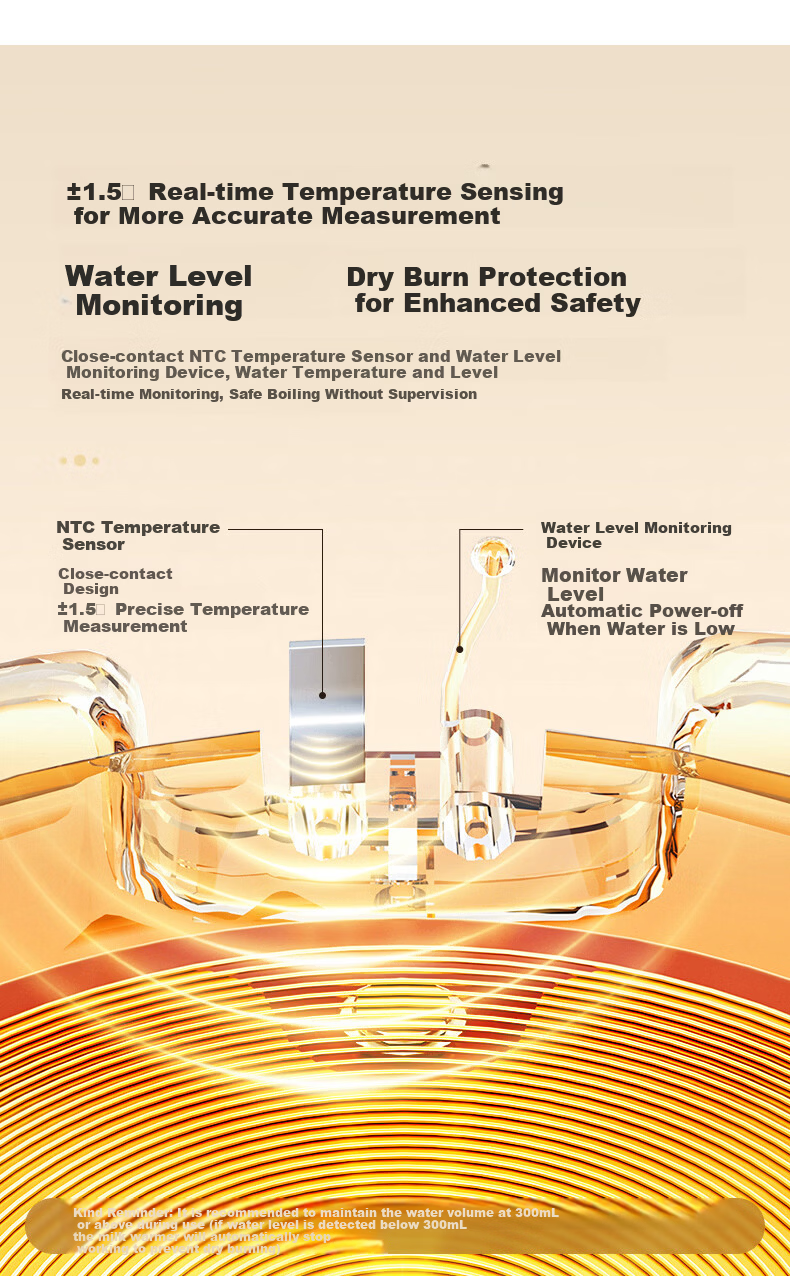 SUPOR Baby Bottle Sterilizer and Dryer All-Glass Feeding Station Thermostatic Kettle Infant Milk Preparation BW016B 9