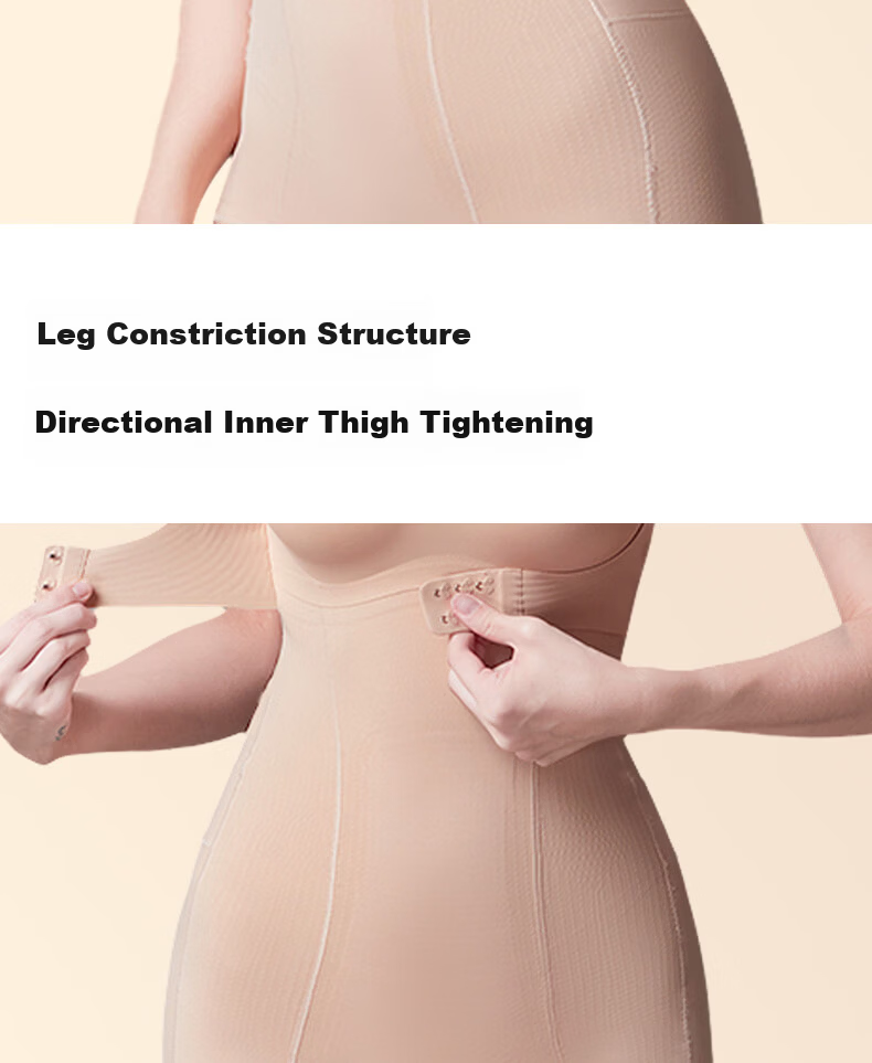 Tingmei Black Bandage Shaping Bodysuit Strong Abdomen Control Hip Lift One-Piece Waist Slimming Body Shaper Skin Care 15