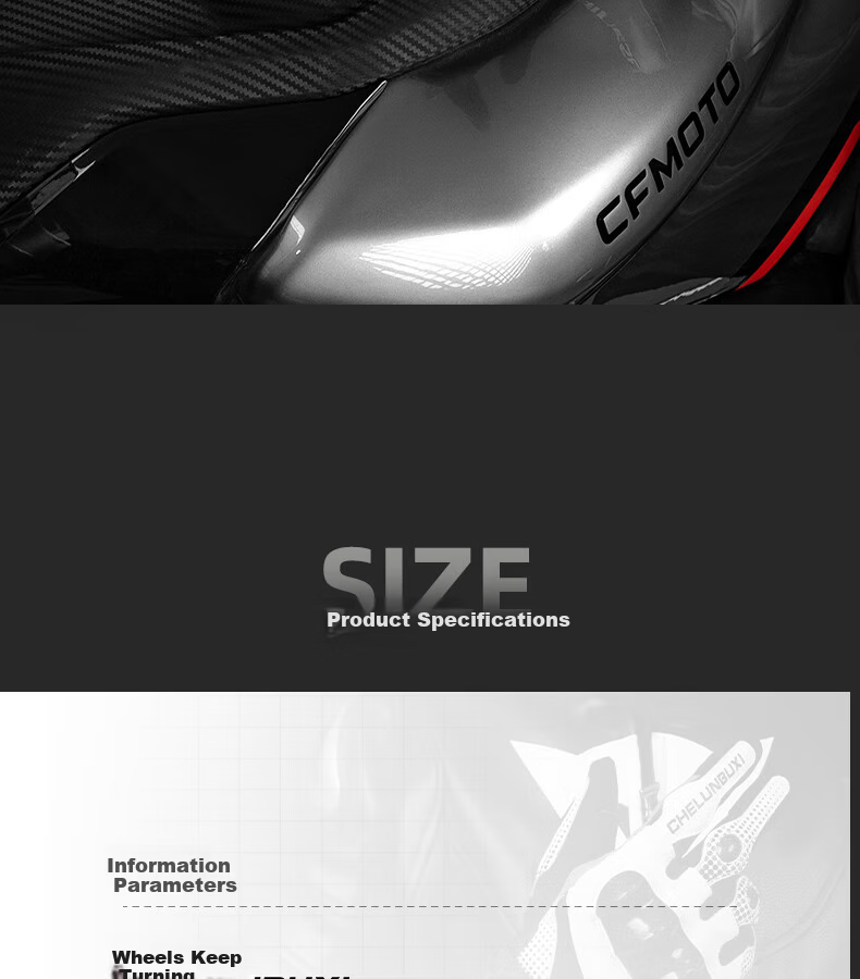 Endless Wheels Riding Motorcycle Gloves Summer Carbon Fiber Biker Gear Unisex All-Season Full Finger Touchscreen White XL 5