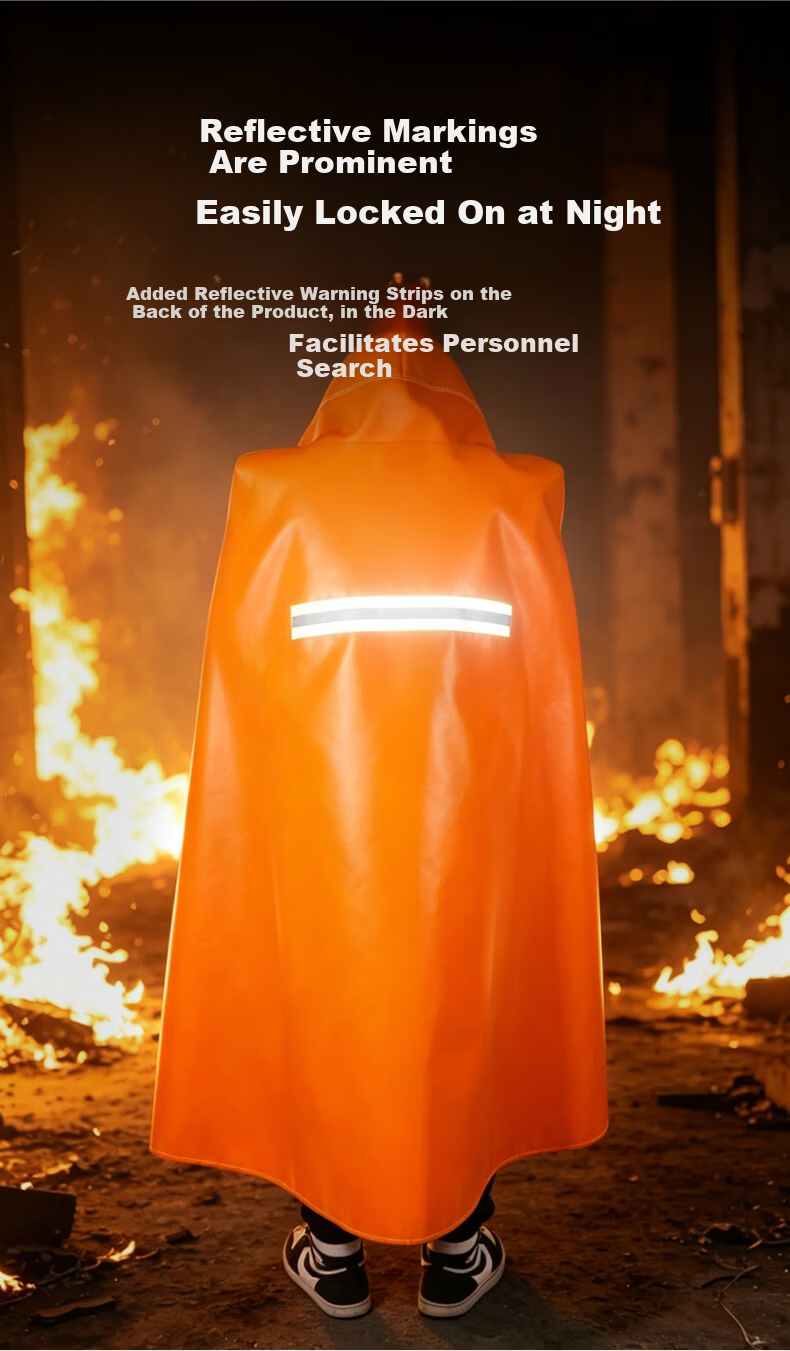 Jingxi Fireproof Escape Cloak with Gas Mask Fire-Resistant Insulation Blanket for Home Emergency Kids Version 9