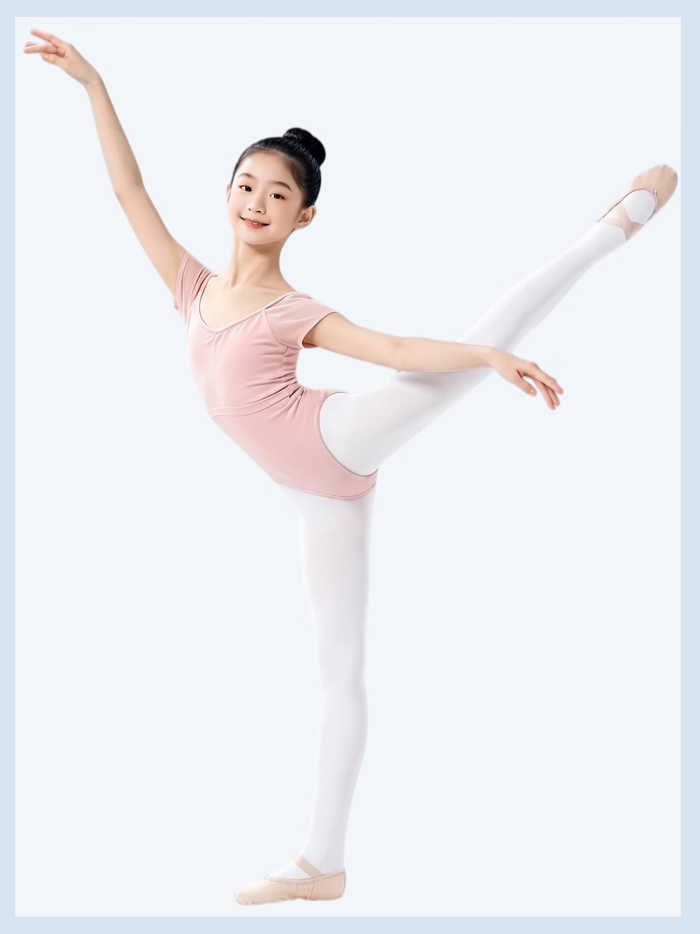 COOTYMAX Children's Tights Spring Autumn Summer Thin White Leggings Dance Practice Girls Ballet Socks 9