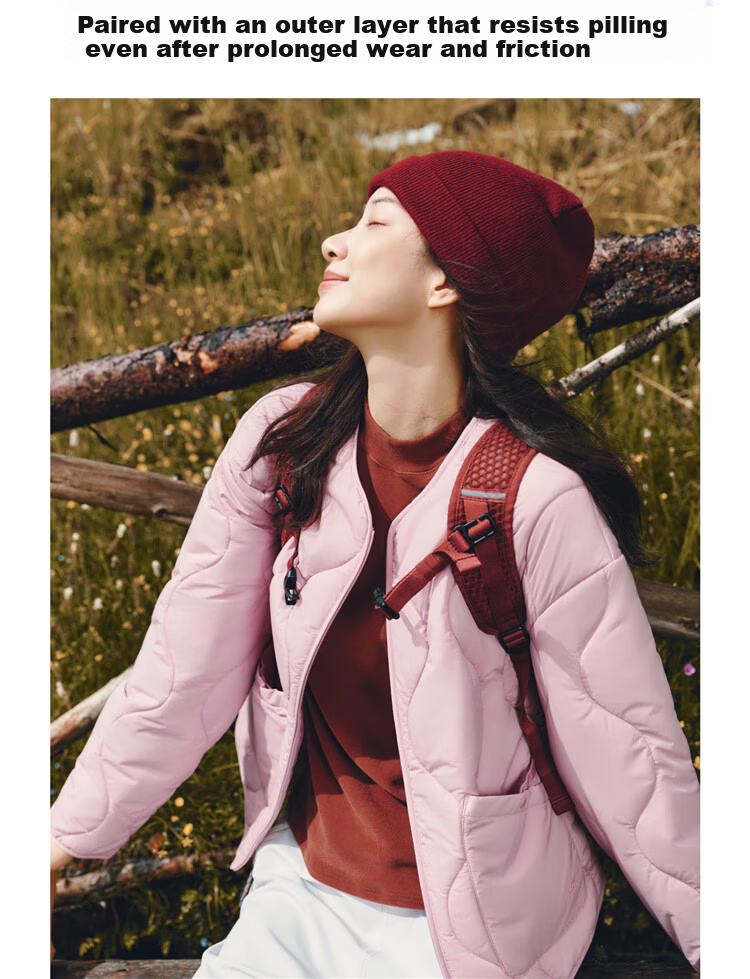 Beneunder Women's Autumn And Winter Jacket, Down-Like Fleece Coat, Round Neck, Machine Washable, Inner Lining with Cotton Padding, New Autumn Style 2025 21