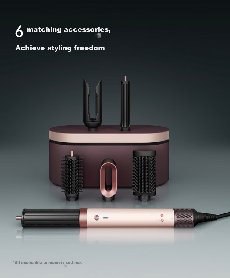 DYSON HS09 Multi-Functional Styling Hair Dryer Curling Iron 3-in-1 Blow Dry, Straighten, Curl Gift Recommendation HS09 Dawn Pink 7