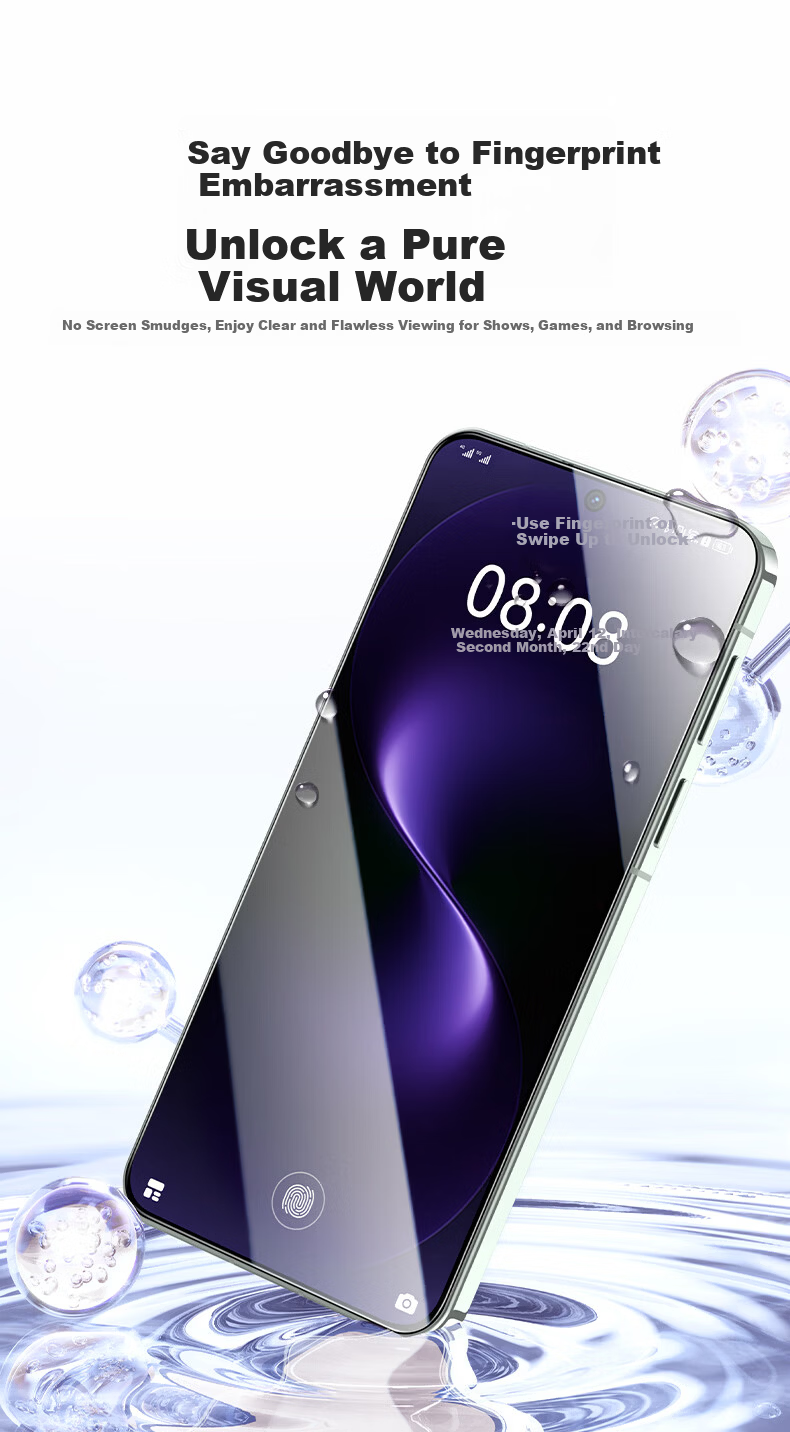 Langke [2-Pack] Tempered Glass Screen Protector for Huawei Nova 15 Pro/Ultra, Ultra-Thin, High-Definition, Anti-Fingerprint, Full Coverage, No Black Edges 4