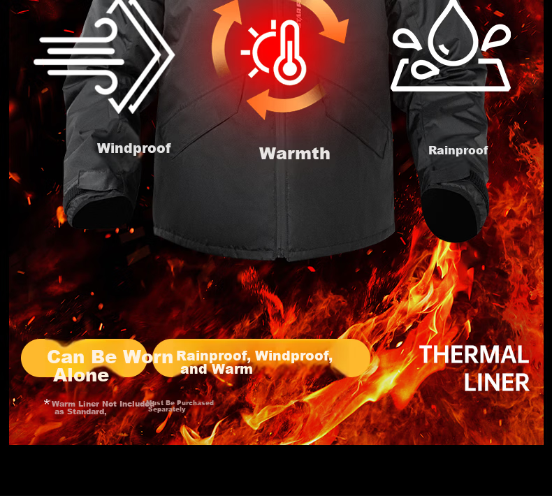STAR FIELD KNIGHT Motorcycle Riding Jacket, Summer And All-Season Warm Fleece-Lined, Outdoor Motorbike Travel Gear, Black, Size 3XL 6