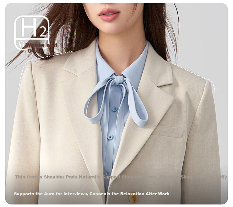 Miss Bird Gray Interview Blazer Women's Professional Commuter Lightweight Small Size Suit Jacket 9