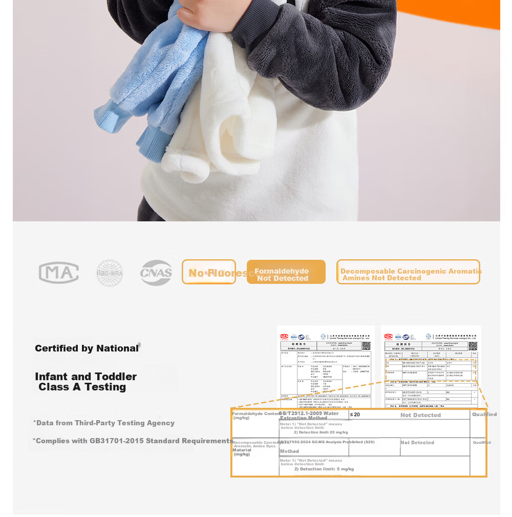 Betis Children's Winter Pajamas New Baby Homewear Set Flannel Fleece Thickened Warm Boys Girls 34