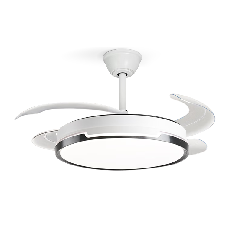 Great Wall LED Invisible Fan Light Ultra-thin Eye Protection Living Room Bedroom Dining Room Ceiling Fan Light Integrated 2026 Zhongshan Fan Light Fixture