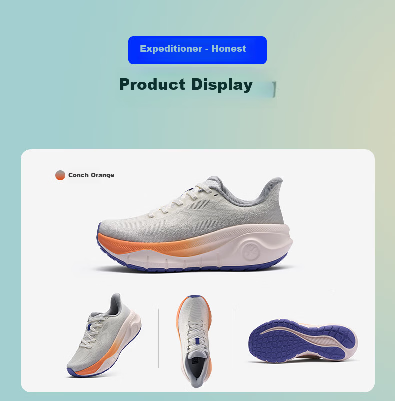 Bmai Expedition Thick Sole Running Shoes Men Lightweight Cushioning Durable Breathable High Weight Capacity Sports Shoes Men 14