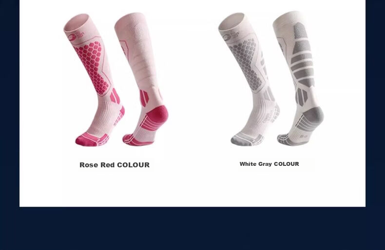 GOLOVEJOY Wool Socks Women Winter Warm Compression Yoga Socks Outdoor Sports Ski Socks Men 9