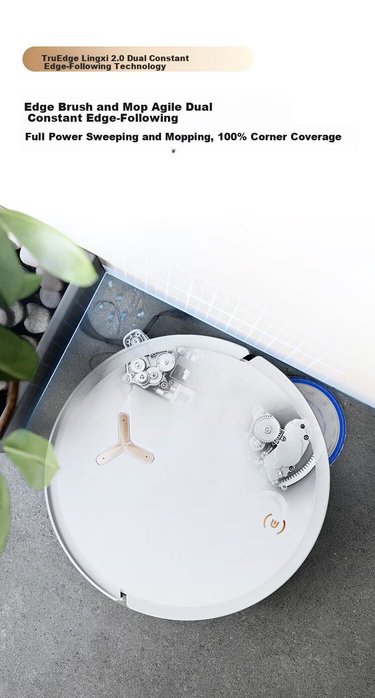 Ecovacs T50 MAX Robot Vacuum Cleaner and Mop Combo with Automatic Cleaning, Smart Home Hair Tangle-Free Ultra-Thin Water Tank Version (Supports HarmonyOS) - Mother's Day Gift 18
