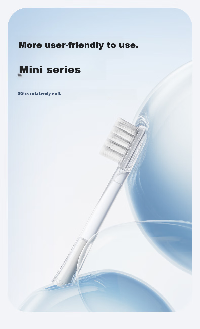 LAIFEN Electric Toothbrush Official Mini Brush Heads 3-Pack Comfortable Cleaning Edition Birthday Gift 1