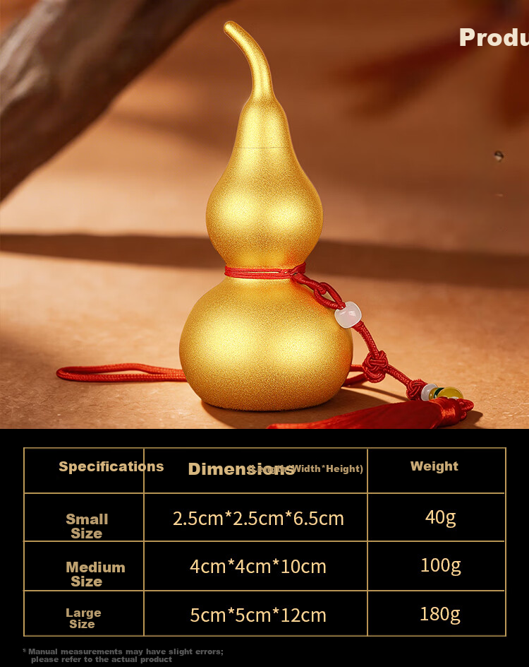 Bin Yue Copper Gourd Pendant Open Hollow Brass Matte Gold Gourd Ornament Small Copper Entryway Decoration Living Room Ornament 1