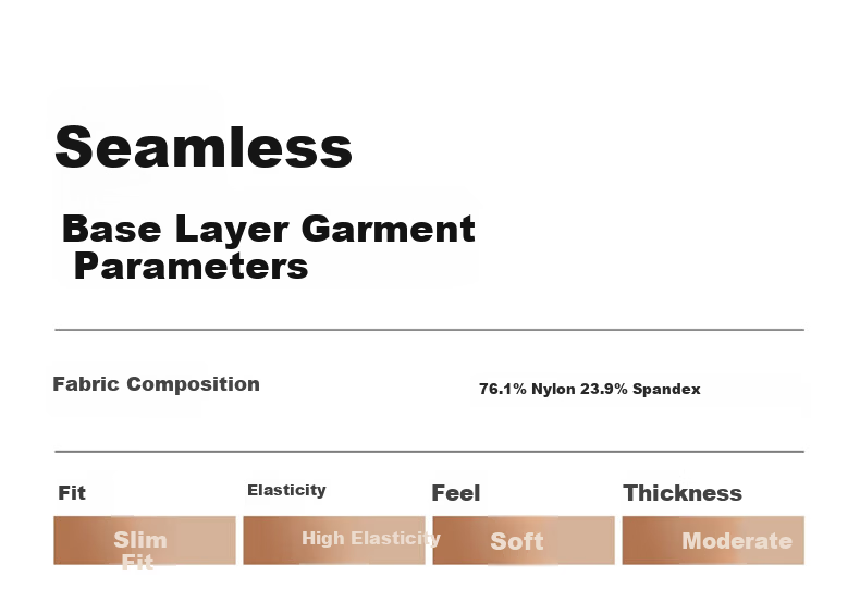 Afandi Padded Thermal Underwear Seamless Slim Hyaluronic Acid Skin Care Long Sleeve Heating Antibacterial Base Layer Top 20