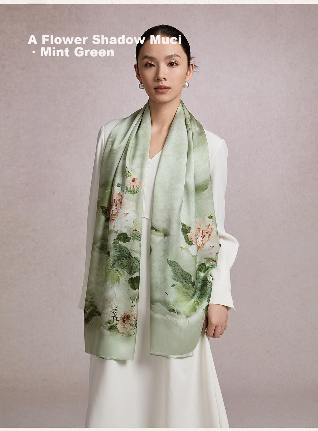 Shanghai Story [Upgraded 30% Encryption] Mulberry Silk Genuine Silk Scarf Shawl Gift Box for Mom Mother's Day Birthday Gift 5
