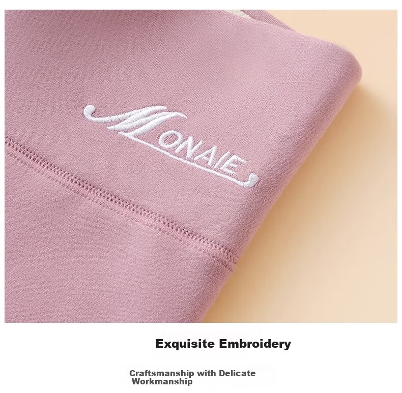 LangSha Women's Thermal Fleece Leggings, 5A Antibacterial High-Waist Slim Fit Lamb Wool Warm Cotton Pants for Autumn and Winter 13