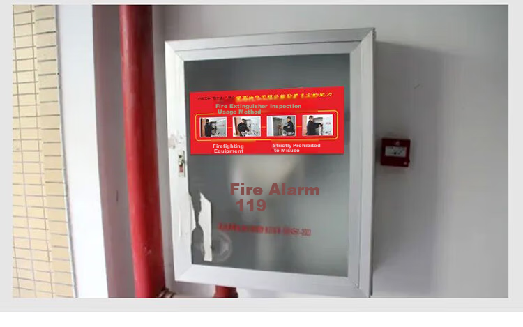 Yiju Changning Fire Safety Warning Signs Fire Extinguisher Usage Instructions PVC Sheets 5-Pack 35*16cm (First Generation) 11