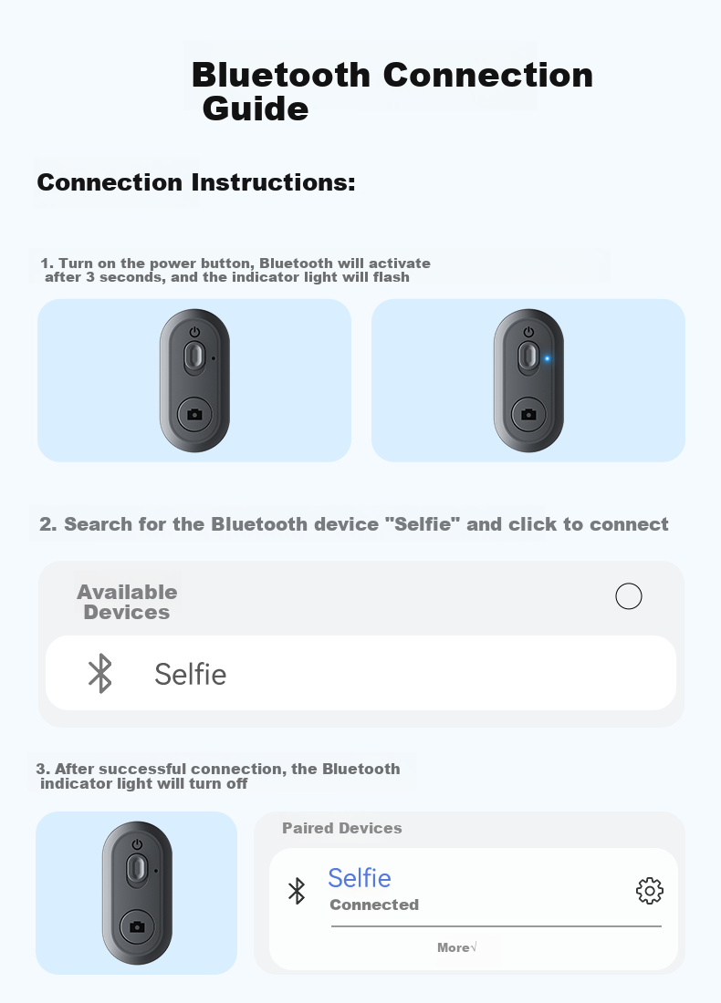 Zhiguozhe Dual-Light Selfie Stick Travel Compact Portable Phone Holder 360-Degree Rotating Anti-Shake Automatic Tripod Follow Shooting Photography Tool Concert 38