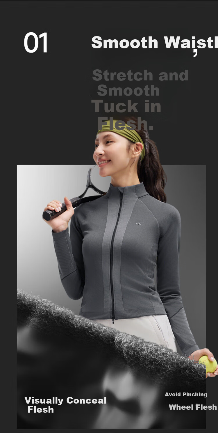 Beneunder Women's Half-Zip Slim Fit Sports Jacket Autumn Winter Breathable Quick-Dry Running Fitness Long Sleeve Warm HE004 13
