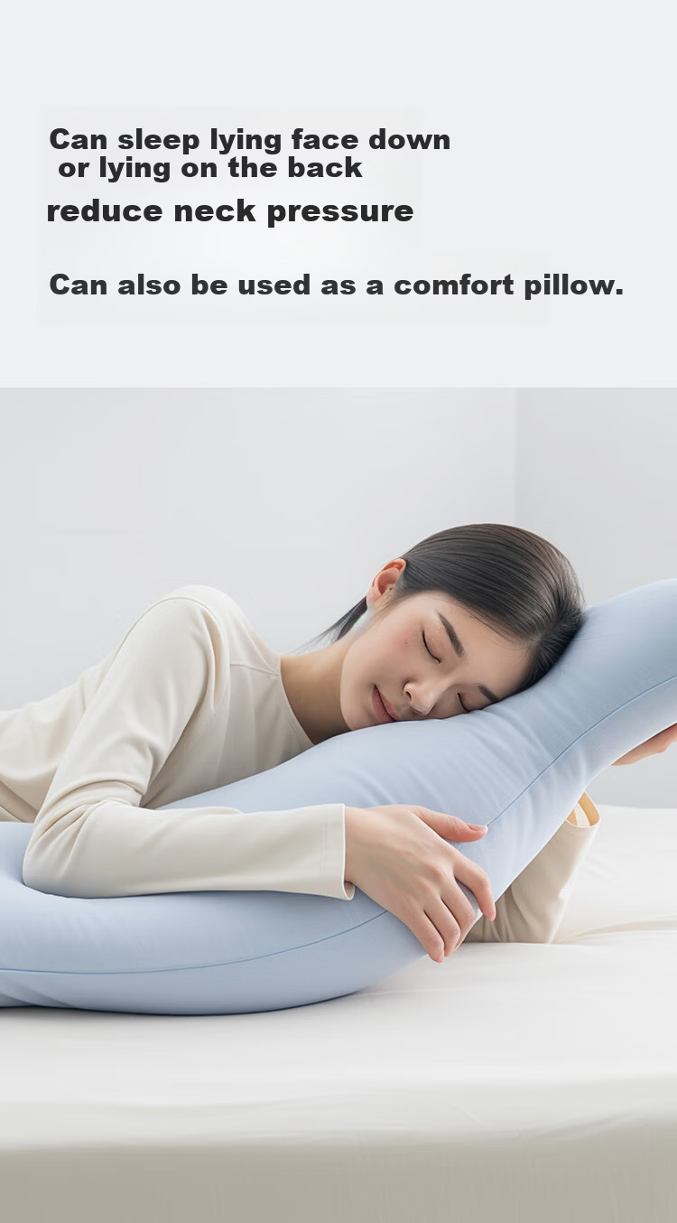 JD Jingzao Deep Sleep Human Body Pillow Full-Length Pregnancy Side Sleeping Leg Hugging Pillow Removable Washable 8