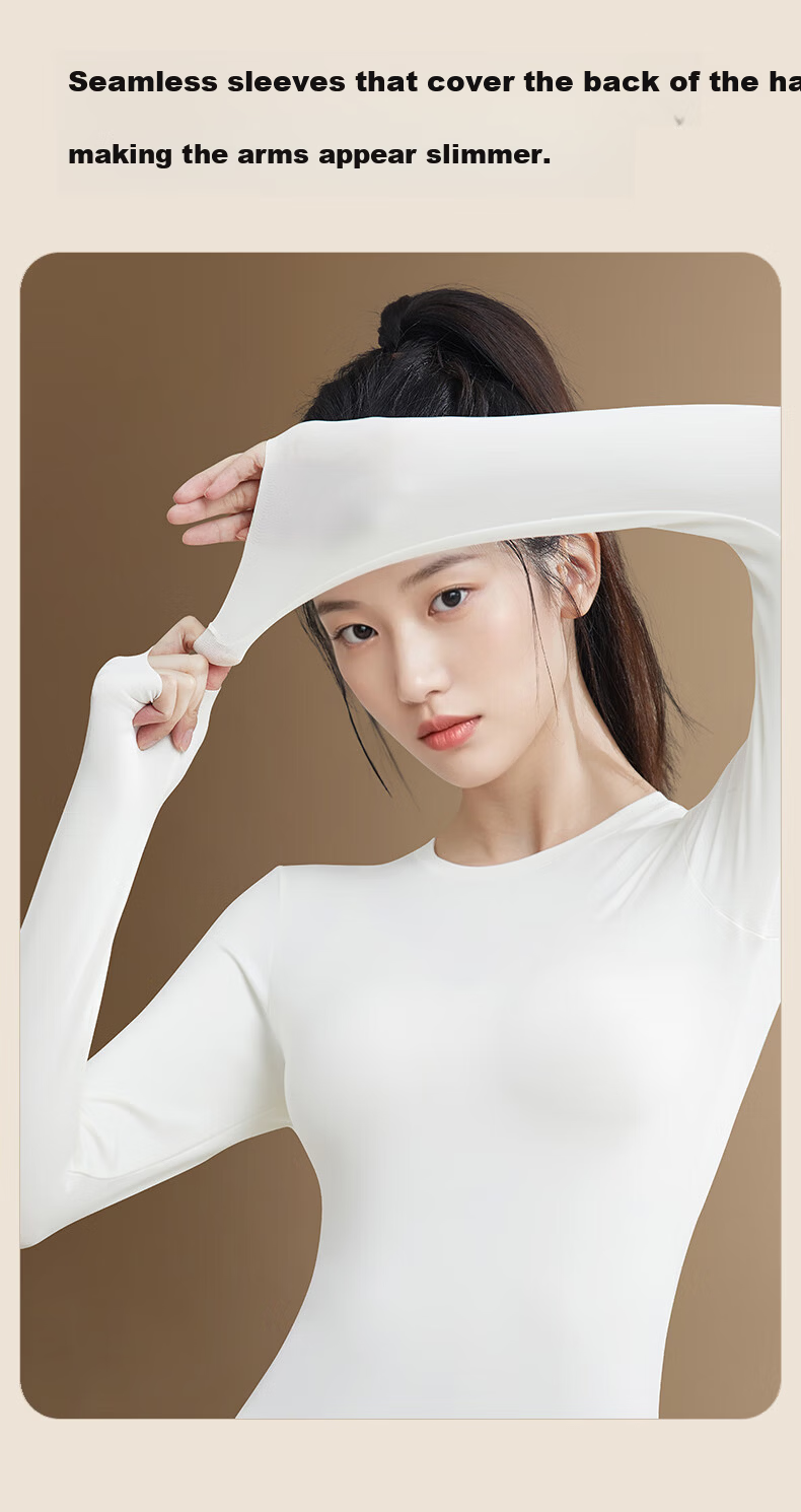 Herbal Original Color Women's Thermal Underwear Set Autumn Top and Bottom 10A Antibacterial Ultra-Thin Seamless High Elastic Skin Care 5