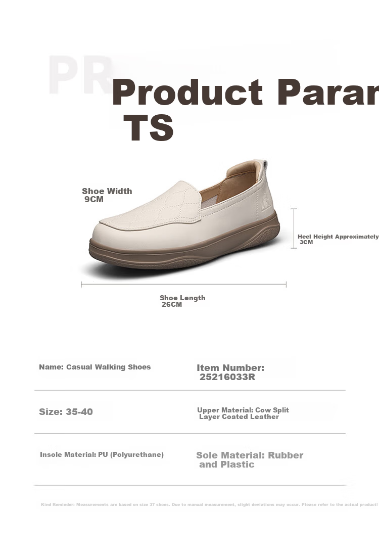 Zulijian Elderly Shoes Spring Summer New Breathable Leather Slip-On Soft Sole Soft Surface Fashion Middle-Aged and Elderly Women's Shoes 9