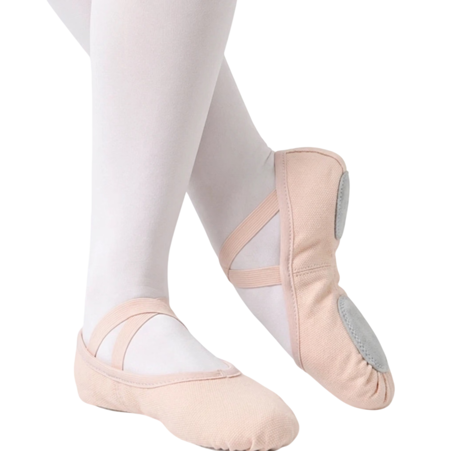 COOTYMAX Adult Dance Shoes Soft Sole Slip-On Yoga Practice Shoes Skin Color Children's Ballet Shoes for Dance Grading