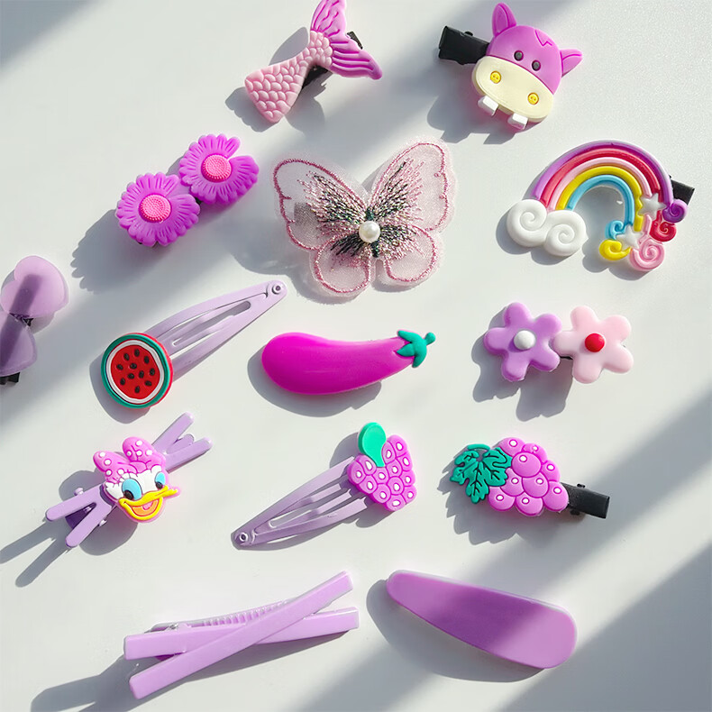BAISHANGYITE Kids Cartoon High Elastic Hair Ties Soft Hair Bands for Girls Cute Hair Accessories 6