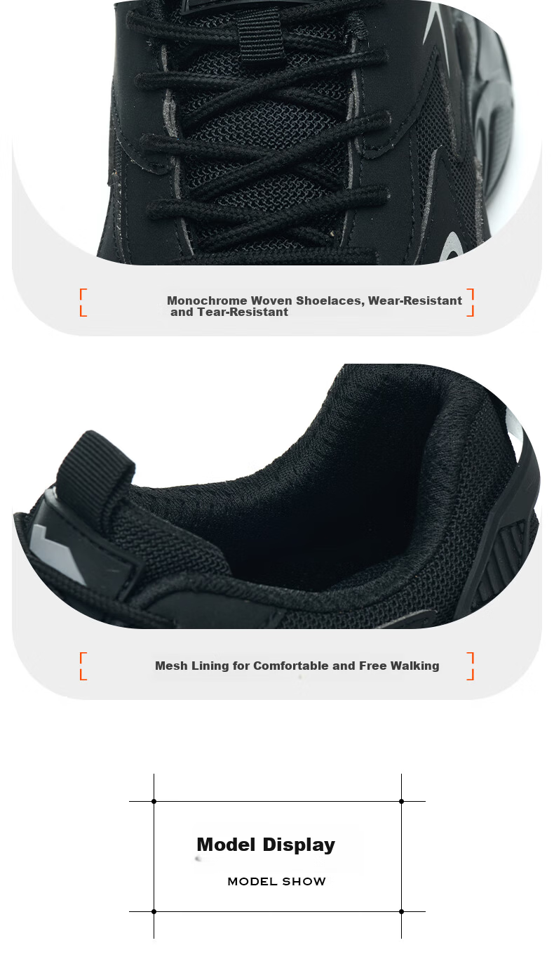 SONTAS Safety Shoes Men Summer Breathable Lightweight Anti-Smash Anti-Puncture Steel Toe Worksite Durable Women 2026 Soft Sole Worksite Light Soft Black Breathable [Anti-Smash Anti-Puncture] Size 43 9