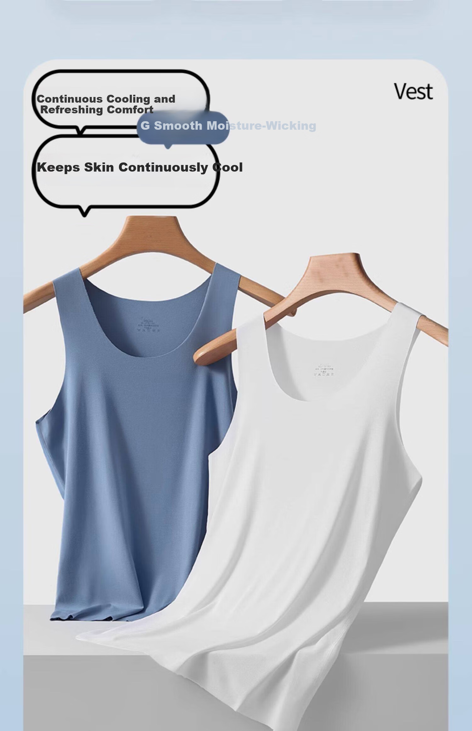 Modal 2-Pack Men's Seamless Ice Silk Round Neck Summer Quick-Dry Breathable Solid Color Base Short Sleeve Shirt 3