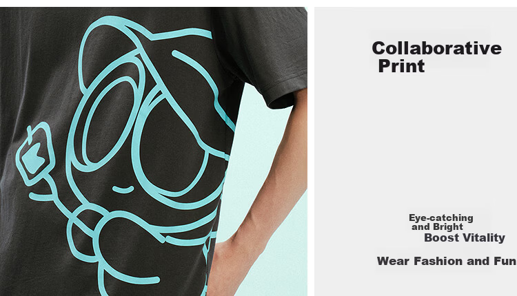 Semir Luo Xiaohei Short Sleeve T-Shirt Men Summer Collaboration Printed Knitwear 2026 Trendy Comfortable Top 109326100232 9