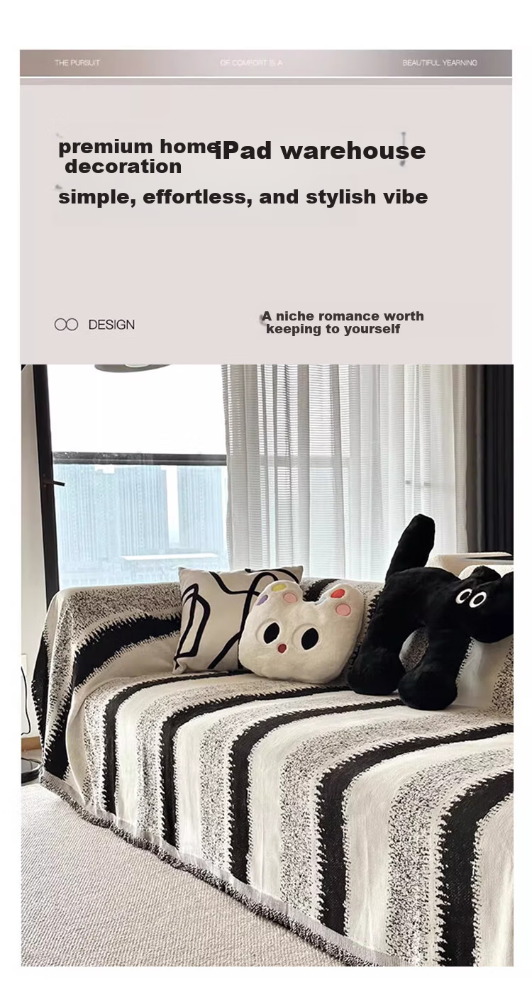 AVIVI Sofa Cover, All-Inclusive Four Seasons Non-Slip Sofa Cover, Sofa Throw Blanket, 180*230 Shiguang 10
