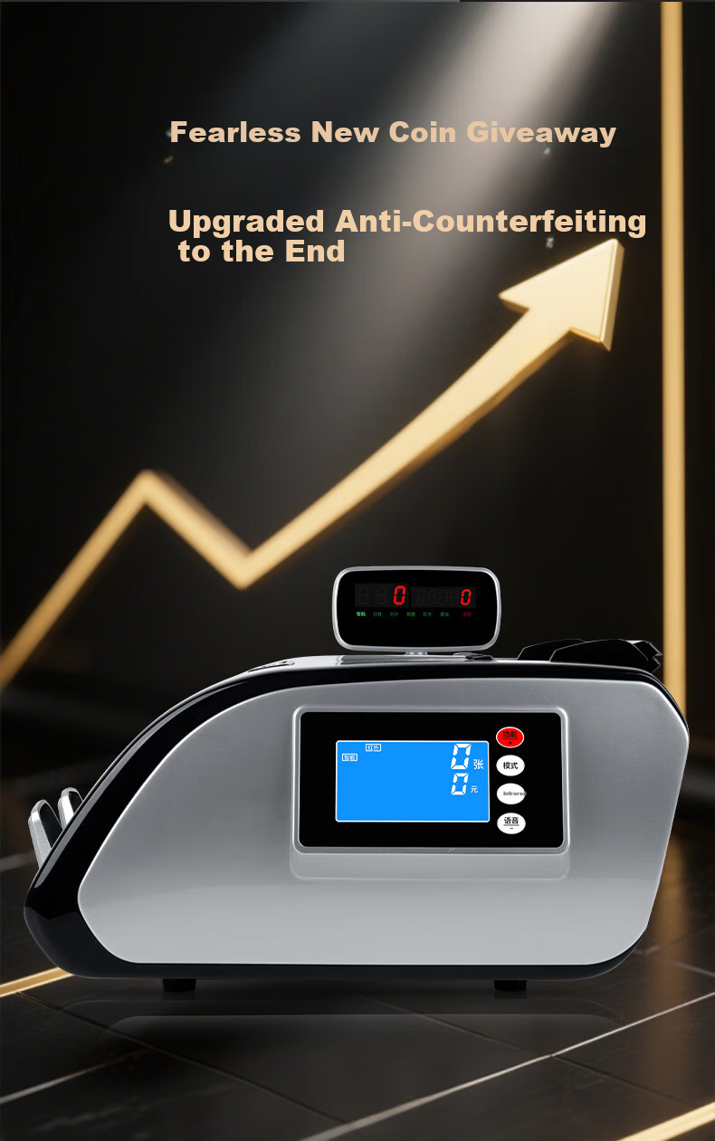 Comet B300 Portable Banknote Counter and Detector for New RMB, Small Size, Voice-Enabled, Commercial Cash Register Money Counting Machine, Class B 8