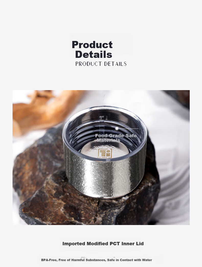 Feijian Pure Titanium Insulated Large Capacity Men's Tea Steeping Titanium Cup with Tea-Water Separation Outdoor Water Bottle Gift Starry Blue 12