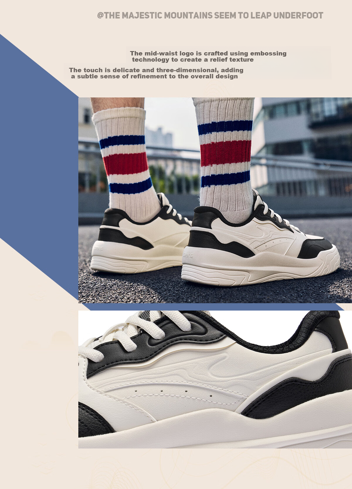 ERKE Men's Sneakers 2026 New Lightweight Casual White Shoes Sports Shoes Yangfan 2 4