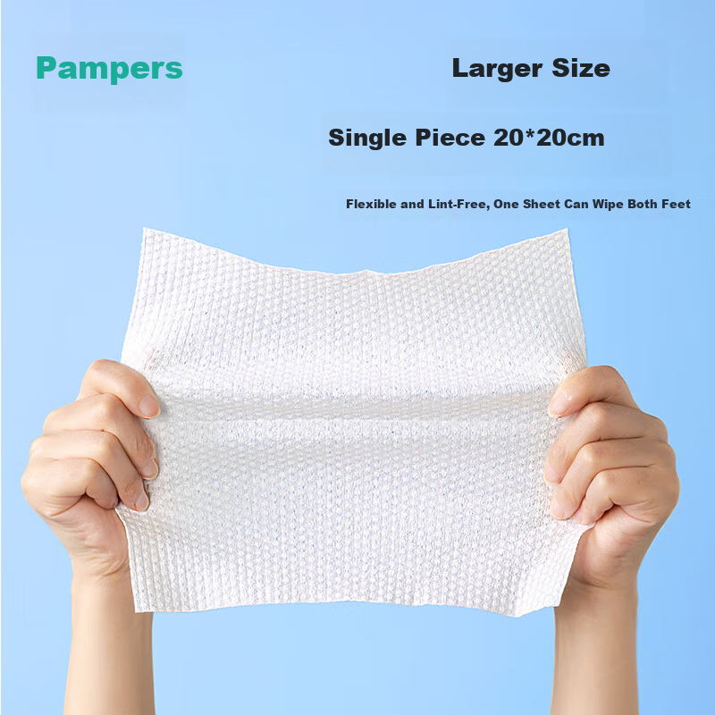 Beianshi Disposable Foot Wipes Hanging Type 160 Sheets Thickened Foot Cleaning Cloth Lazy Home Foot Bath Paper