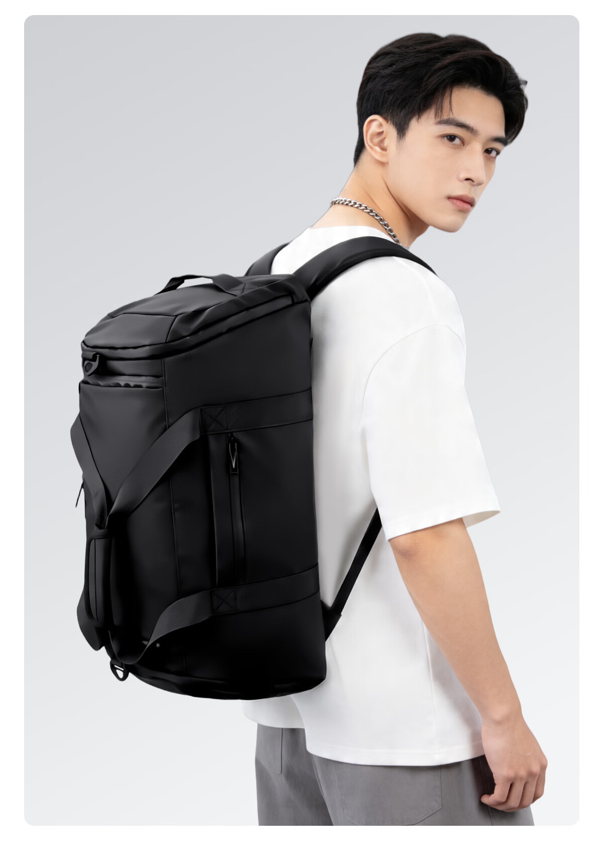Warrior Handheld Travel Bag, Large Capacity for Men And Women, with Wet And Dry Separation, Suitable for Short Trips, Luggage Bag, Can Be Carried, Sports Fitness Shoulder Bag 9