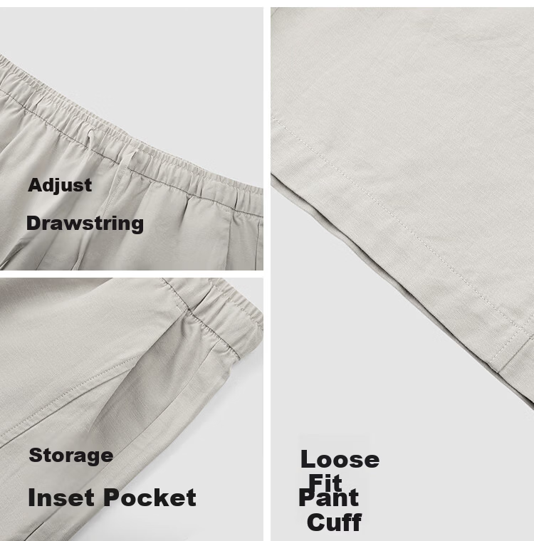 Semir Men's Casual Summer Elastic Drawstring Waist Shorts 2026 Loose Straight Pants Comfortable 109326125102 10