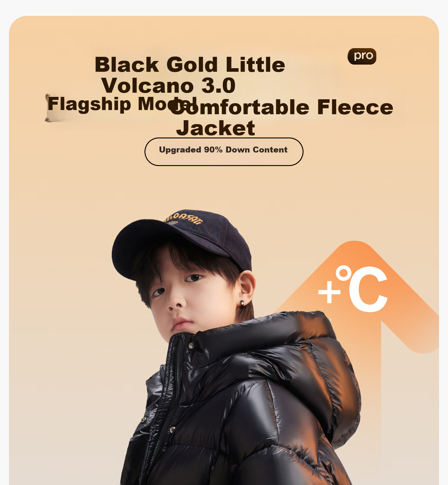 Zuo Xi Boys' Down Jacket Winter Thickened 2025 New Children's 90% Safe Velvet Puffer Coat Black 150 1